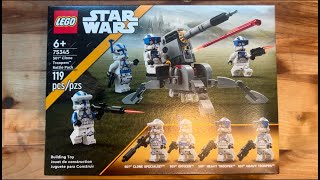 Lego Star Wars 501st Clone Troopers Battle Pack Build amp Review [upl. by Gnoh]