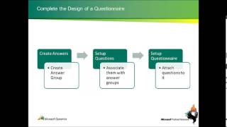 Questionnaire in Microsoft Dynamics AX 2012 [upl. by Grizel]