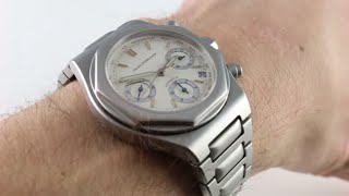 PreOwned GirardPerregaux Laureato Olimpico 8017 Luxury Watch Review [upl. by Rossie]