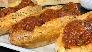 Meatball Sub  juicy meatball Sub Recipe [upl. by Belen]