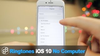 Make Free iPhone Ringtones Set Any Song as RingtoneText Sound NO COMPUTER  iOS 11 [upl. by Reggi]