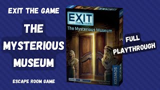 EXIT The Mysterious Museum  Full PlaythroughWalkthrough  Escape Room Game [upl. by Audrit]