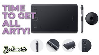 Wacom Intuos Pro Small Graphics Tablet Review [upl. by Latsyrhk300]