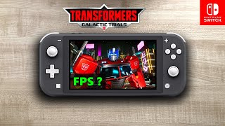 Transformers Galactic Trials  FPS Test  Nintendo Switch Lite [upl. by Fabien]