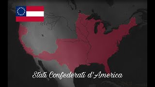 Gli Stati Confederati dAmerica vincono la guerra di secessione Age of Civilizations II [upl. by Werdma]