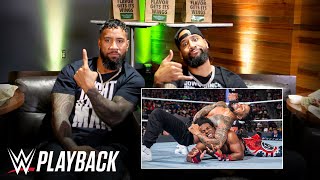 The Usos react to SummerSlam 2017 showdown against The New Day WWE Playback [upl. by Cynera897]