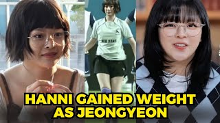 HANNI COMPARED TO JEONGYEON FOR HER WEIGHT GAIN IS SHE SICK [upl. by Catton]