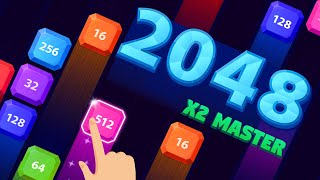 2048 X2 Master – Merge Puzzle Gameplay Android Mobile [upl. by Drofub]