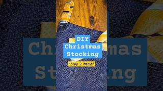 DIY Christmas Stockings  EASY  2 items Christmas stockings diy [upl. by Cole833]