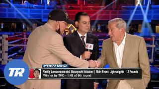 Bob Arum amp Teofimo Lopez Sr Both Agree Lopez vs Loma 2 is Next [upl. by Faux]