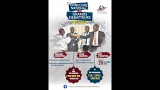 Lancement inscriptions Concours National les Grands Débatteurs 203424 [upl. by Oric20]