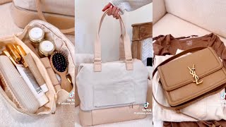 Travel Bag Packing Organizing TikTok Compilation [upl. by Dnalrah]