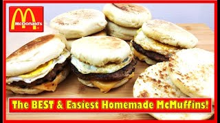 The BEST Homemade McDonalds McMuffins Copycat Recipe [upl. by Idnahc]