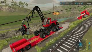 Fs22 Felsbrunn  Forestry and Construction  Part 05 [upl. by Havstad]