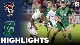 NC State vs Charlotte  NCAA College Cup Soccer Championship  Highlights  November 21 2024 [upl. by Atekahs]