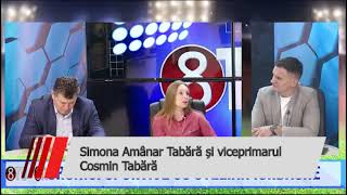 Simona Amânar Tabără și viceprimarul Cosmin Tabără invitați speciali la emisiunea Cronici Sportive [upl. by Yerocal]