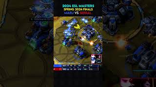 Maru vs Serral  Grand Final ESL SC2 Masters Spring 2024 Highlight 9 Shorts Starcraft [upl. by Lundell]