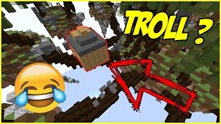 LES PIRES TROLL EN SKYWARS SUR MINECRAFT [upl. by Armillia]