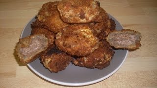 Comment faire des beignets de champignons farcies  Recette facile [upl. by Aikaj882]