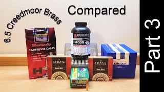 65 Creedmoor Brass Comparison Part 3 [upl. by Arnulfo369]