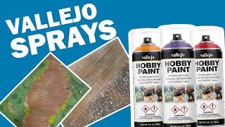 Hobbies Australia Reviews  Vallejo Spray Paints [upl. by Mell]