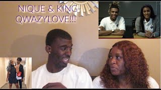 NIQUE amp KING QWAZYLOVE OFFICIAL MUISC VIDEO  Reaction [upl. by Wawro]