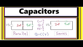 Capacitors in Series vs Parallel Concepts amp Calculations [upl. by Lupee]