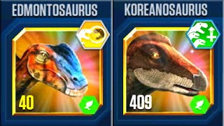 EDMONTOSAURUS VS KOREANOSAURUS  HT GAME [upl. by Notnel]