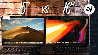 16inch MacBook Pro vs 15inch MacBook Pro Comparison [upl. by Lili504]