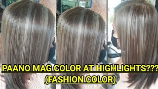 COLOR AT HIGHLIGHTS PAANO GAWINBREMOD BLEACH AND COLOR🇮🇹 [upl. by Bari]