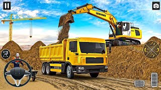 Excavator JCB Vehicles Simulator 3D  Real City Construction Road Builder  Android GamePlay [upl. by Olga]