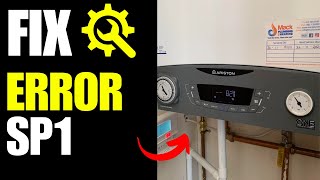 Ariston boiler error sp1  how to fix [upl. by Orel]