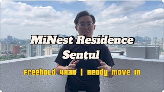 MiNest ResidenceSentul Freehold  4Rooms  Ready Move in 2024  Property Tour [upl. by Sukramal]