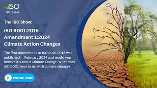 ISO 90012015 Amendment 12024 Climate Action Changes [upl. by Whitebook]