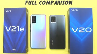 Vivo V21e vs Vivo v20  Full Comparison Hindi [upl. by Aihseuqram707]