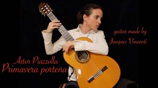 Federica Artuso plays Primavera porteña by Piazzolla [upl. by Kenzi]