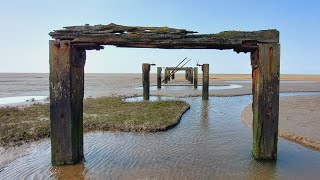 Snettisham RSPB nature reserve Beachwalk Birdwatching [upl. by Ahsiekit]