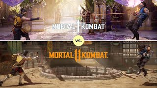 MK1 Combos vs MK11 Combos [upl. by Narod]