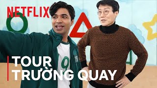 Thử thách Trò chơi con mực  Hậu trường cùng tác giả Trò chơi con mực Hwang Dong Hyuk  Netflix [upl. by Ailyt]