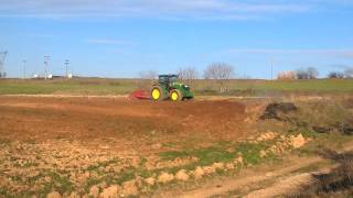 john deere 6150r preparing fields riper in greece [upl. by Anyt]