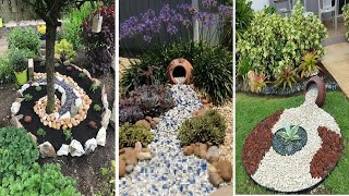 50 Creative Rock Garden Landscaping Ideas On a Budget  garden ideas [upl. by Ahsiliw]