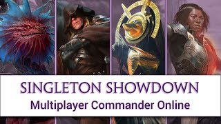 Singleton Showdown MTG Commander  EDH Online Niv  Lazav  Hazoret  Lena [upl. by Esinaj]