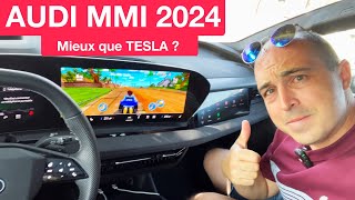 NOUVEAU MMI AUDI 2024  AUSSI BIEN QUE TESLA [upl. by Radu]