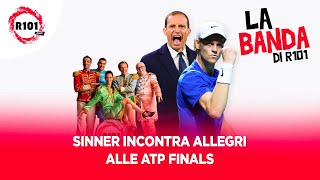 Allegri incontra Sinner alle ATP Finals [upl. by Lowson282]