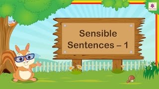 Sensible Sentences  1  English Grammar amp Composition Grade 2  Periwinkle [upl. by Eyde]