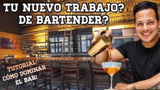 PRIMEROS PASOS EN UNA BARRA  COMO ORDENAR UNA BARRA  TUTORIAL BARTENDER [upl. by Varrian]