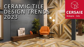 Overview of ceramic tile design trends at Cersaie 2023 [upl. by Mada483]