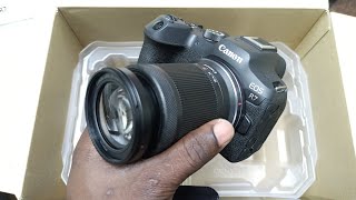 Canon EOS R7 RFS18150mm F3563 IS STM Lens Kit Mirrorless 4K 60p Video Content Creators unbox [upl. by Francklin]