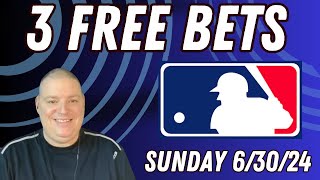 Sunday 3 Free MLB Betting Picks amp Predictions  63024 l Picks amp Parlays [upl. by Yrekcaz18]