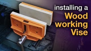 Installing a Woodworking Vise [upl. by Bautram269]